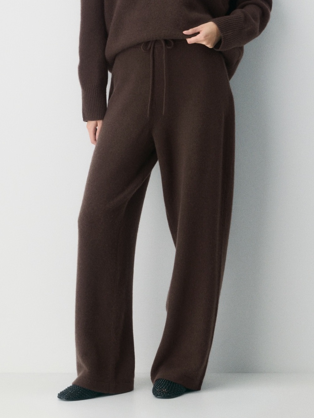 The Group by Babaton LUXE CASHMERE WIDE PANT